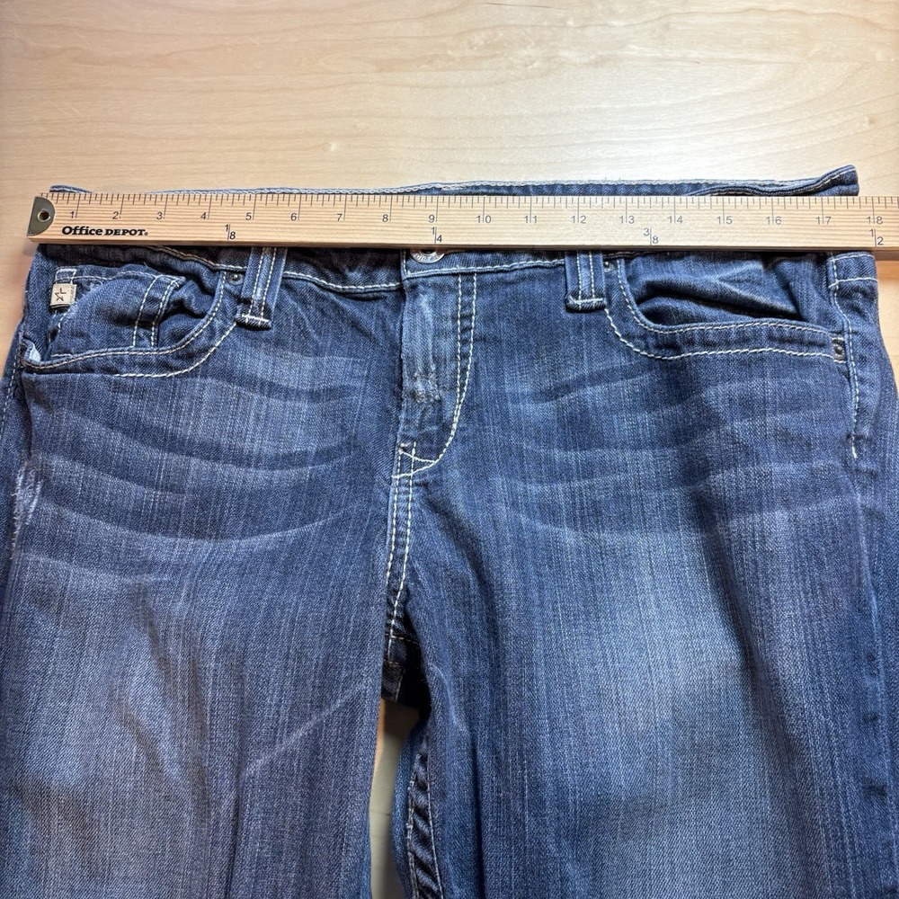 Big Star Women 33R Blue Jeans Maddie Mid Rise Y2K Denim Lycra - Picture 7 of 16